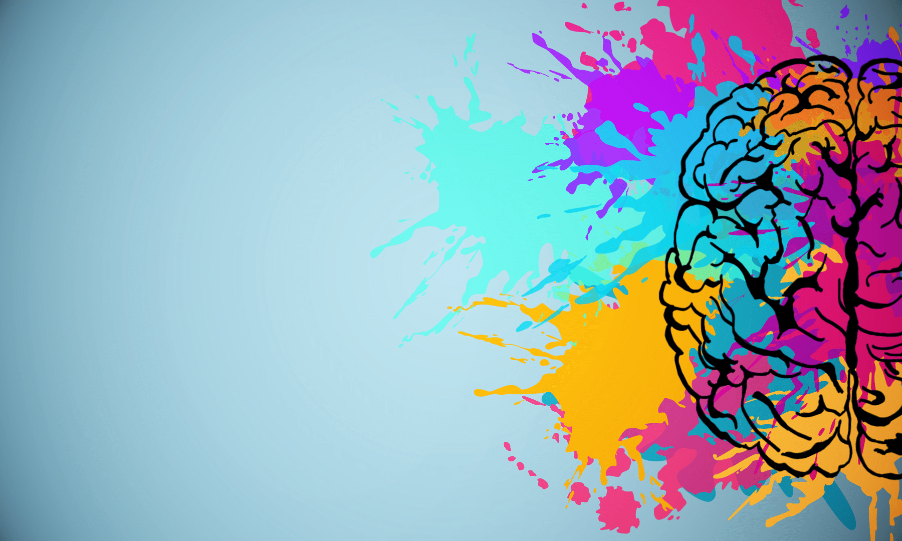header-colour-psychology colour psychology brain with mixed colours of paint